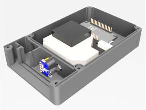 luftdaten particle monitor enclosure bug filter lip seals air pollution bme280 dust esp8266 feinstaub feinstaubsensor humidity luftdateninfo modemcu particles pm10 pm25 sds011 3d print model - Mito3D