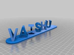 vaishu customized 3d print model - Mito3D