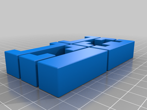 simple 6-piece burr - starters puzzle 3d print model - Mito3D
