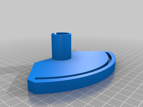 curved lithophane base 3d print model - Mito3D