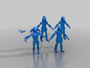 predatori - modello in scala tm alien avp cosplay film prop predatore 3d print model - Mito3D