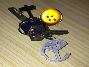 yellow claw keychain 3d print model - Mito3D