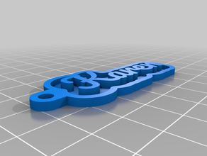 karen chiave personalizzata catena su misura 3d print model - Mito3D