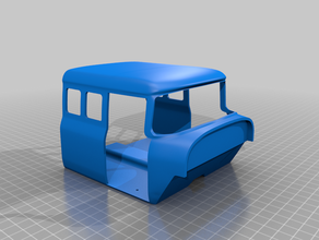 wpl zil 131 double cab body 3d print model - Mito3D