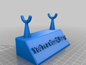 harry potter varinha de suporte 3d print model - Mito3D