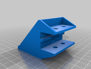 my customized stepper motor mount openbeam 3d print model - Mito3D