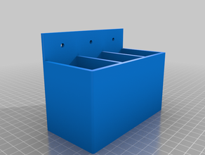 40x70x60 parametric hanging storage box customized 3d print model - Mito3D
