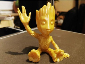 live long prosper groot baby do not want mr spock no more groots 3d print model - Mito3D