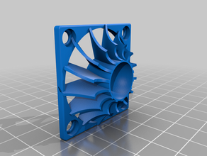 40mm fan kefen ızgara soğutma fanı kapak blade shroud gardiyan soğutucu 3d print model - Mito3D