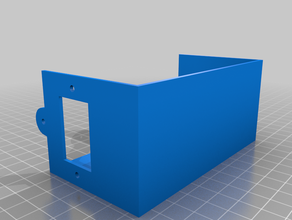 power supply plugin box cover 3d print model - Mito3D