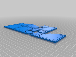 modded impero sezione piastrelle del pavimento imperial terreno warhammer 40k 3d print model - Mito3D