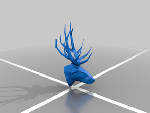 deer head 3d print model - Mito3D