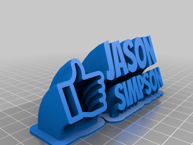 jason personalizado 3D print model - Mito3D