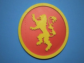 lannister coaster game thrones 3d print model - Mito3D