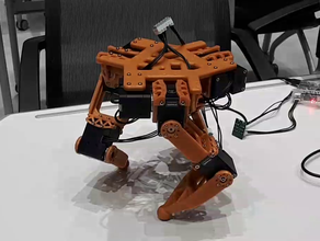 tripedal Roboter triped walking robot 3d print model - Mito3D