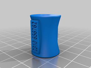 sign spacer 3d print model - Mito3D