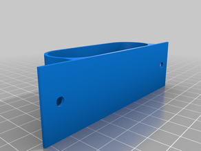 raspberry pi 3 wall mount case raspi 3d print model - Mito3D