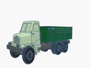 praga v3s czech truck model csla czechoslovakian army republic 3d print model - Mito3D