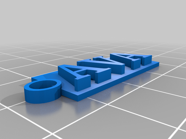 ava keychain 3D print model - Mito3D