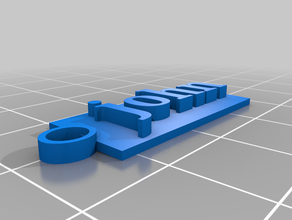 john Anahtarlık 3d print model - Mito3D