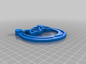 horse shoe 2020 neues jahr new year 3d print model - Mito3D