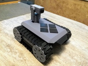 cybertank fpv turret camera mount tank 3d print model - Mito3D
