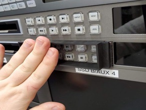 blackmagic hyperdeck botão protetor atem design transmissão profissional ssd gravador 3d print model - Mito3D