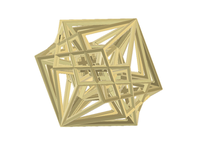 hypercube hyper-hyperboloid 3d print model - Mito3D