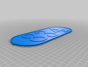il mio personalizzato personalizzazione con etichetta tag segno id indicatore della placca su misura 3d print model - Mito3D