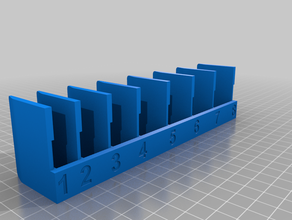 wahl hair clippers guard attachment rack cutter organizer set 3d print model - Mito3D