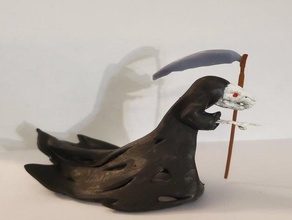 a morte de ratos mundodisco grim squeaker hogswatch 3d print model - Mito3D