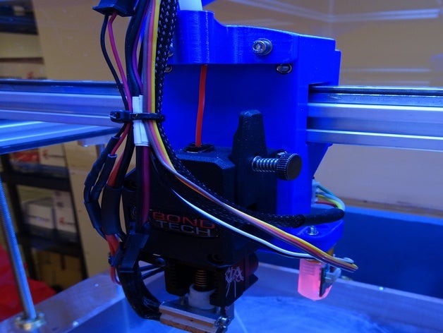 ft-5 r2 mod 05 - yazıcı kafası taşıma mount bmg-m + sivrisinek bltouch bondtech bmg alanında folgertech ft5 hotend 3D print model - Mito3D