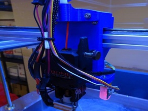 ft-5 r2 mod 05 - printer head carriage mount bmg-m + mosquito bltouch bondtech bmg extruder folgertech ft5 hotend 3d print model - Mito3D