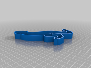 dicosaurus cookie cutter dick dino dinosaur nsfw 3d print model - Mito3D