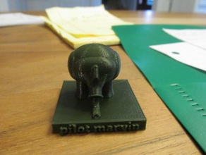 pilote de marvin pioled 3d print model - Mito3D