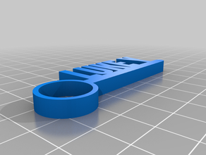 a minha pulseira de identificação personalizada bar lukey personalizado 3d print model - Mito3D