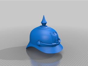 german ww1 helmet remix 3d print model - Mito3D