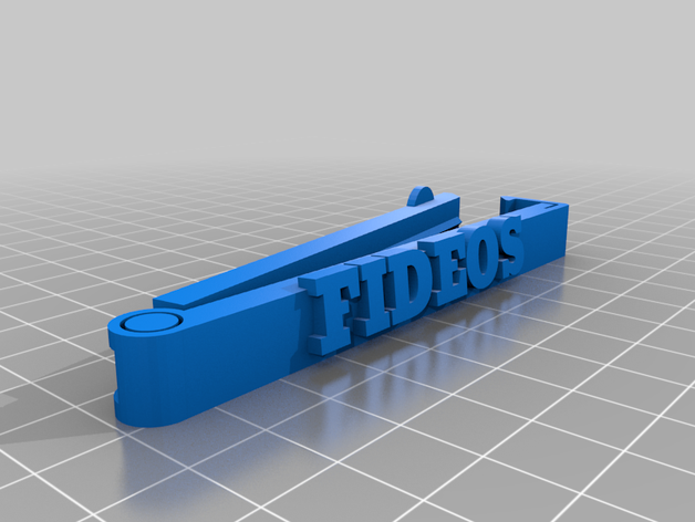 mi personalizados clip de la bolsa personalizador edición navidad personalizado 3D print model - Mito3D
