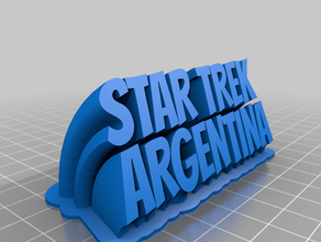 star trek argentina su misura 3d print model - Mito3D