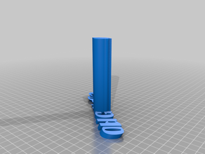 il mio personalizzato iamburny testo - nome keyfob portachiavi su misura 3d print model - Mito3D