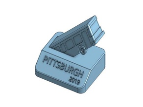 pittsburgh bus ornement de noël 3d print model - Mito3D