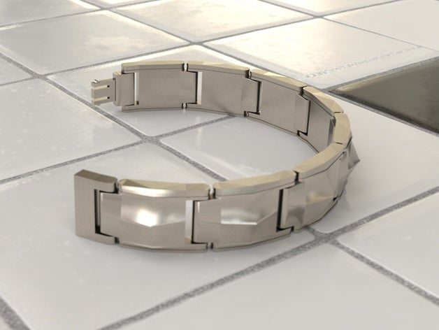 la pulsera de moda joyería 3D print model - Mito3D
