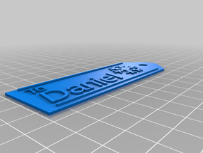 tag-daniel personnalisé 3d print model - Mito3D