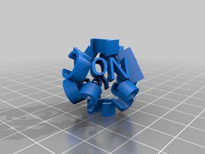 my customized 12 dice 3d print model - Mito3D