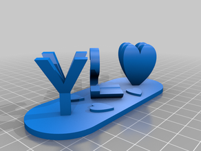 yl customized 3d print model - Mito3D