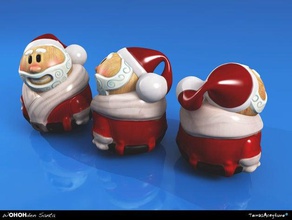 le père noël les fêtes de santa claus 3d print model - Mito3D