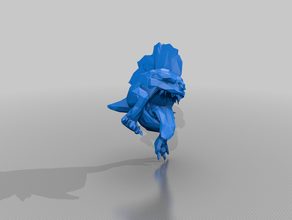 squig3 - orcos, goblins low poly dp aos squig whfb 3d print model - Mito3D