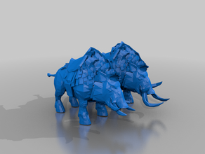 savage spleenrippa - ridding boar aos orcs whfb 3d print model - Mito3D