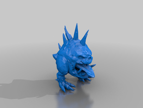 squig1 - orcos, goblins aos squigs whfb 3d print model - Mito3D