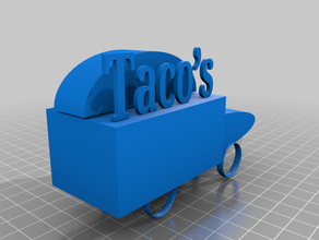 taco food truck 3d print model - Mito3D
